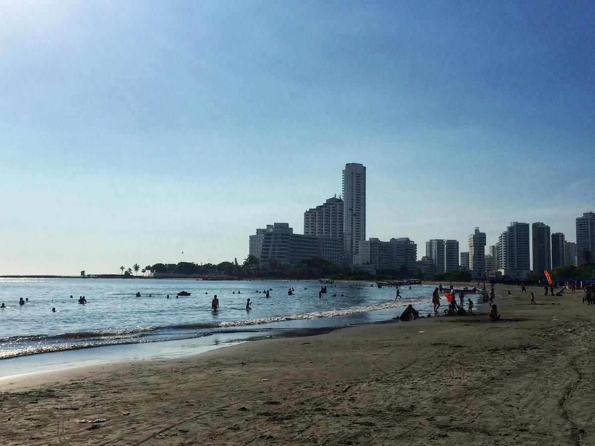 Apartamento Con Hermosa Vista Y Cerca De Playas Cartagena Εξωτερικό φωτογραφία